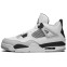 Кроссовки женские Nike Air Jordan 4 White Military Black
