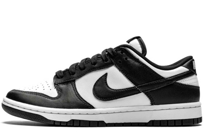 Кроссовки Nike Dunk SB Low Panda Black White  DD1391-100 белые, черные, кожаные