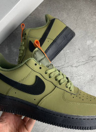 Кроссовки Nike Air Force 1 Low Medium Olive Black Starfish живое фото 3