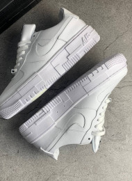 Кроссовки Nike Air Force 1 Pixel White живое фото 1