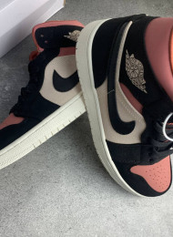 Кроссовки Nike Air Jordan 1 Mid Canyon Rust живое фото 4